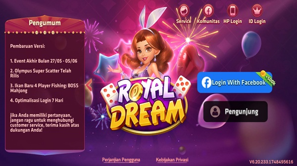 royal dream apk unduh
